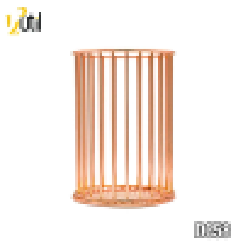 Porta objetos - organizador aramado  rose gold