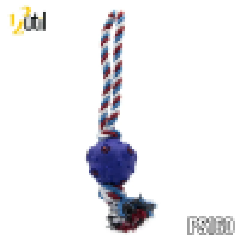 Brinquedo pet - mordedor bola com corda 48cm