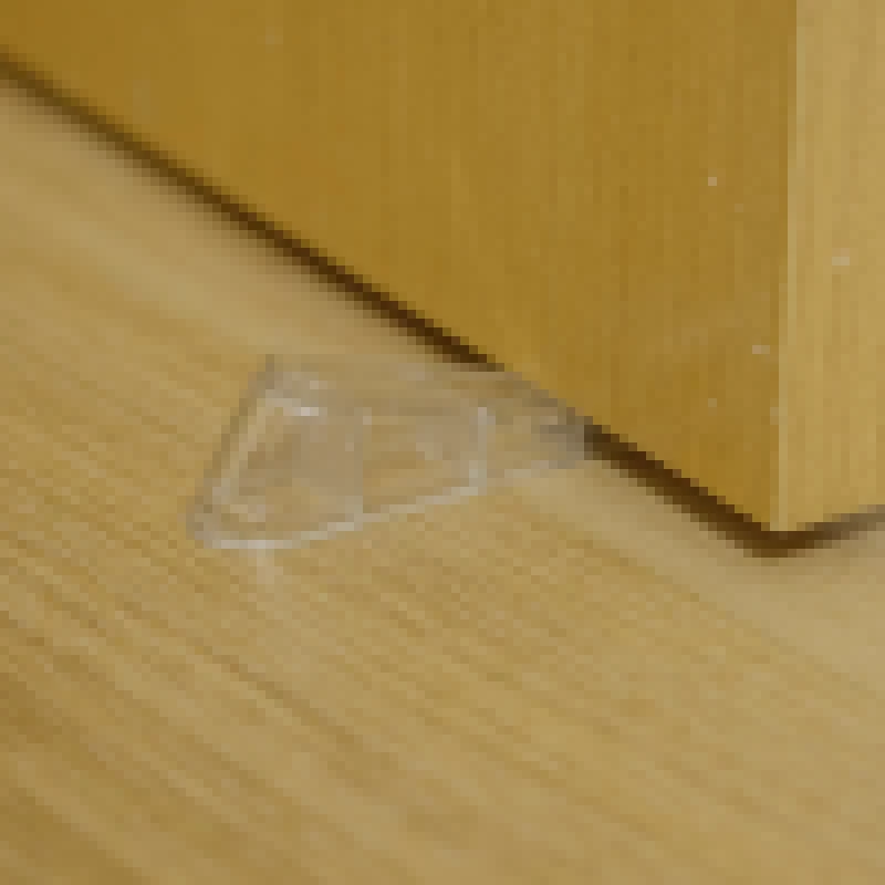 Aparador de porta - transparente conj. 2pcs 10*3cm