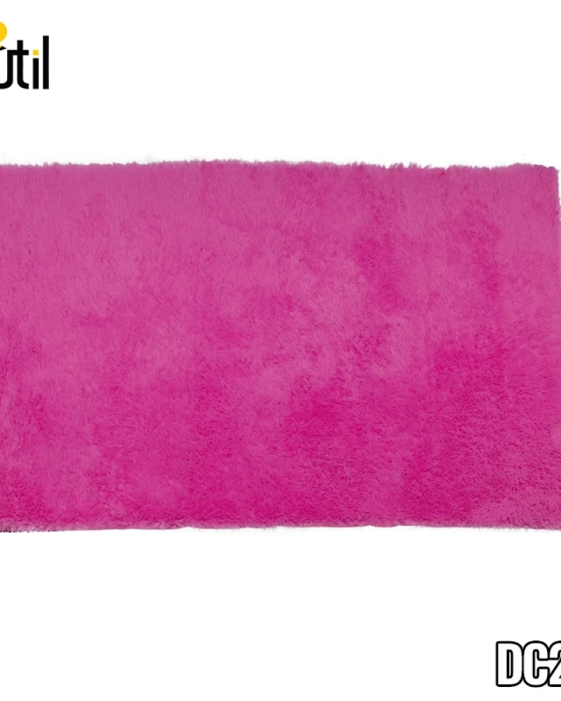 Tapete 100% poliéster 2,00x1,40m - pink
