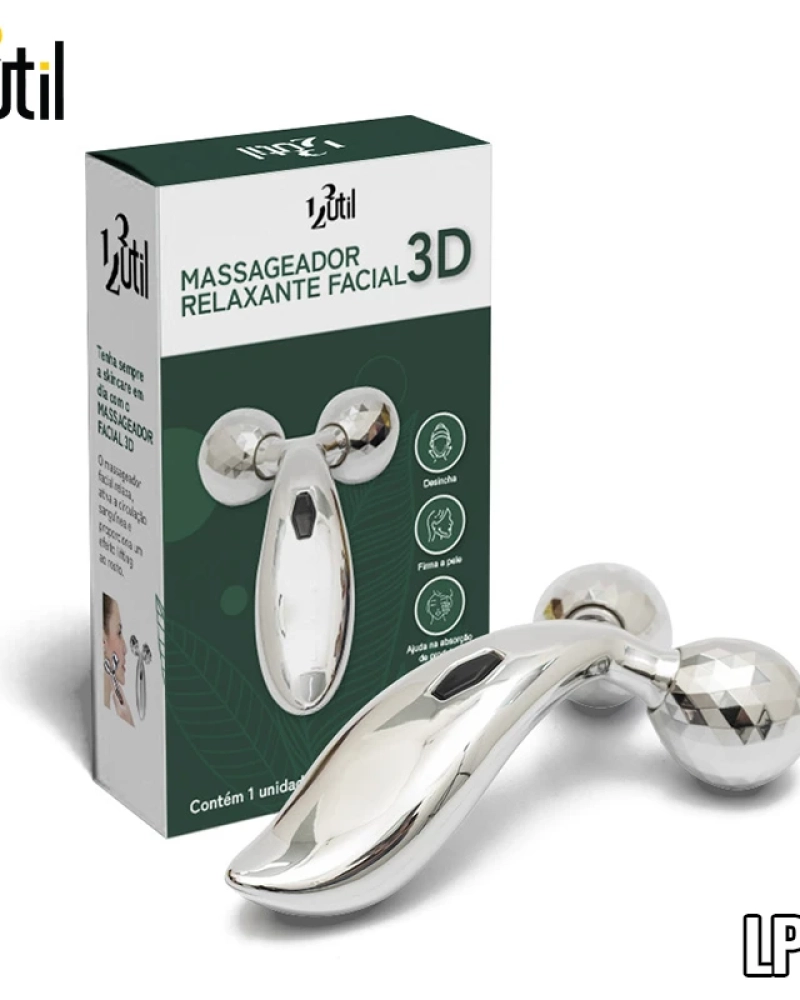 Massageador facial 3d