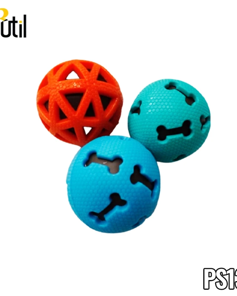 Brinquedo pet - bola alto relevo com som 7,5cm