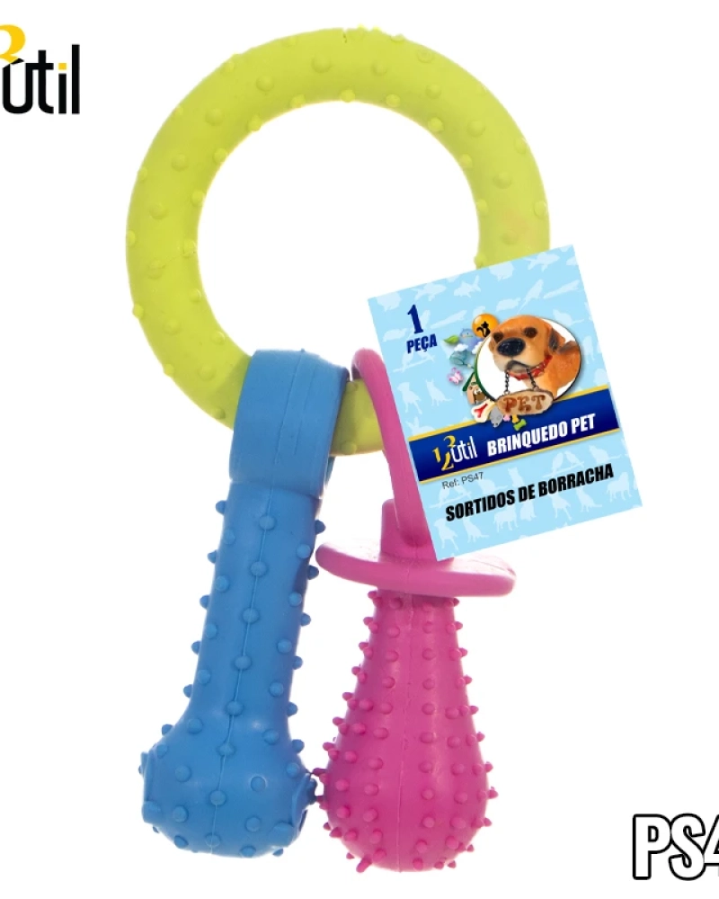 Brinquedo pet - brinquedos sortidos de borracha