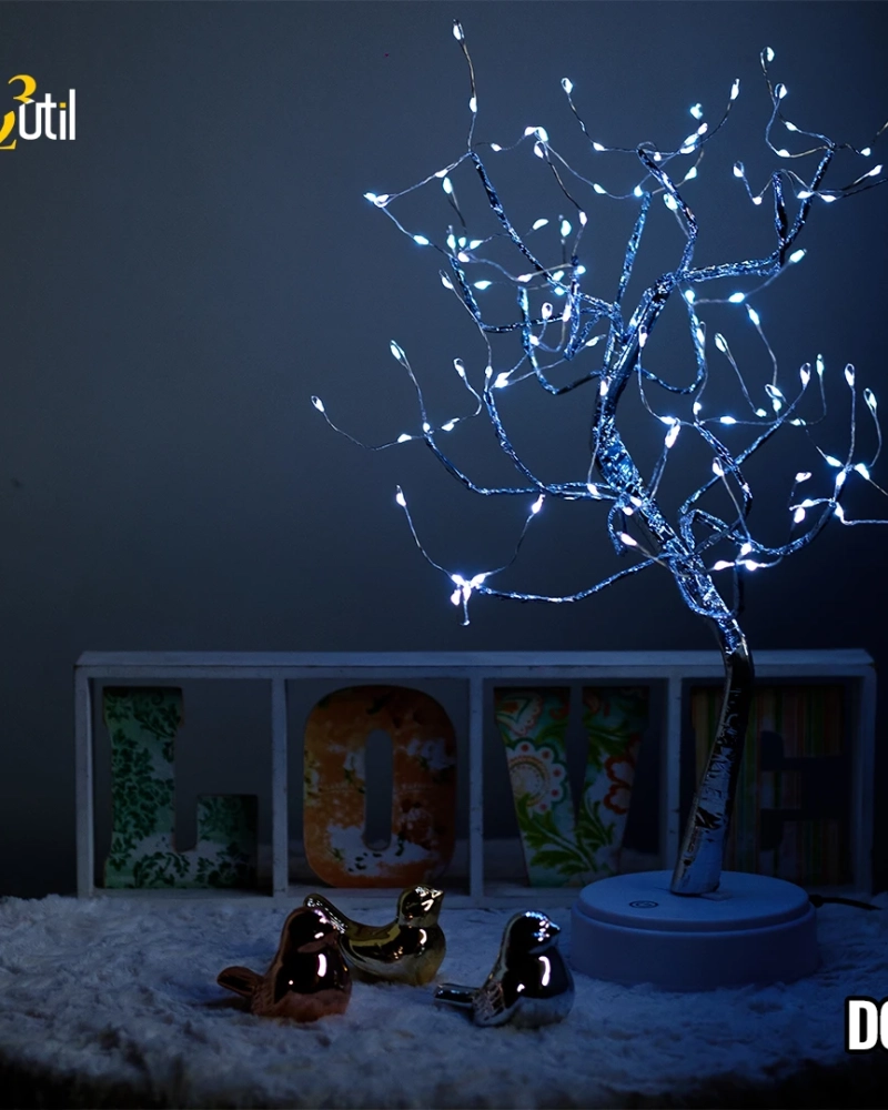 Linha lumière - luminária árvore paris 108leds