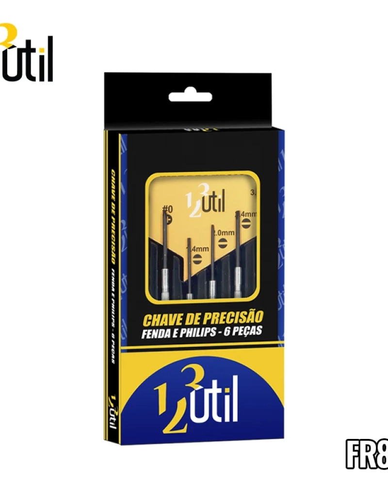 Chave de precisao fenda e philips kit 6 pcs