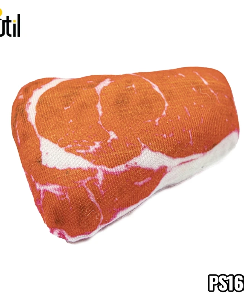 Brinquedo pet - pelúcia carne 15*11.5cm