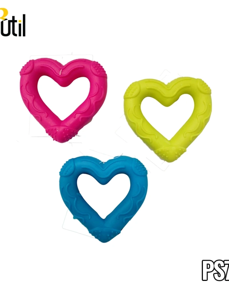 Brinquedo pet - coração de borracha