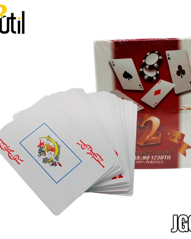 Baralho profissional 100% plástico