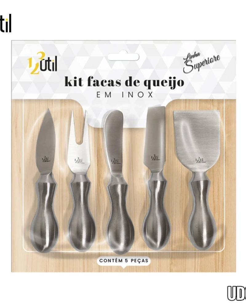 Facas de queijo inox 5pcs 6,5cm 1,5mm - superiore