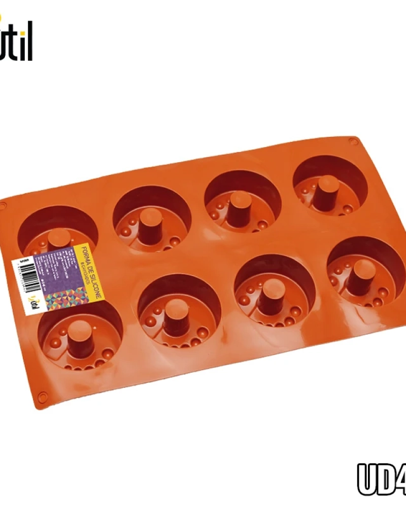 Forma de silicone 29x17cm, 8 cavidades