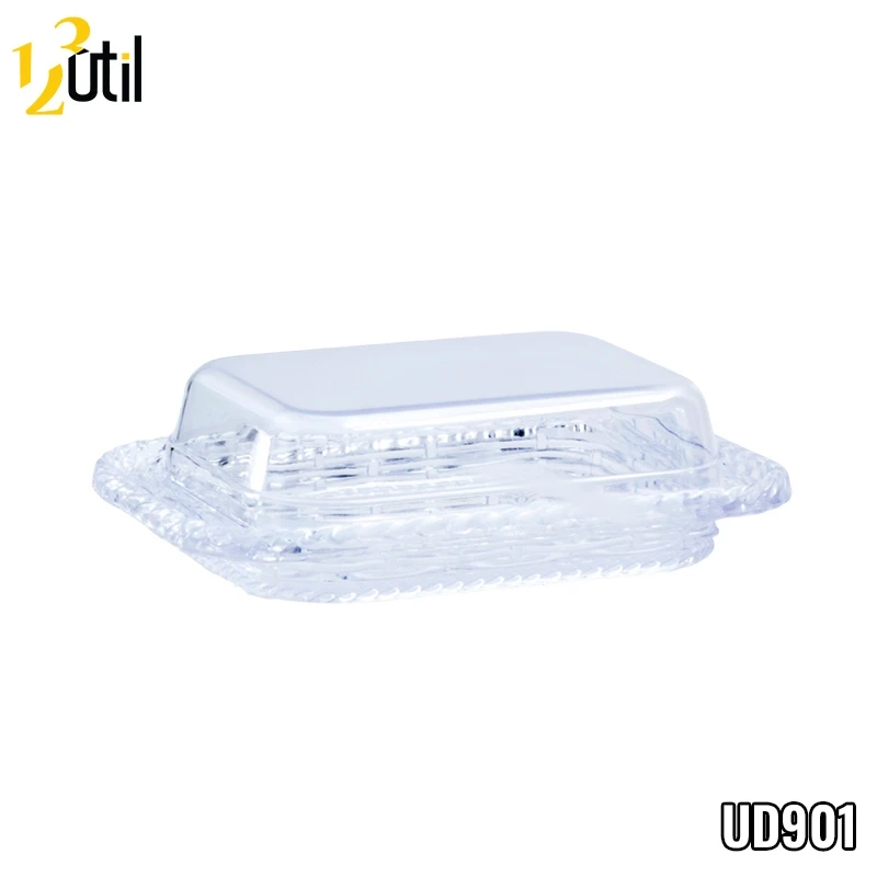 Mantegueira c/ tampa - 11x5x18cm - ps cristal