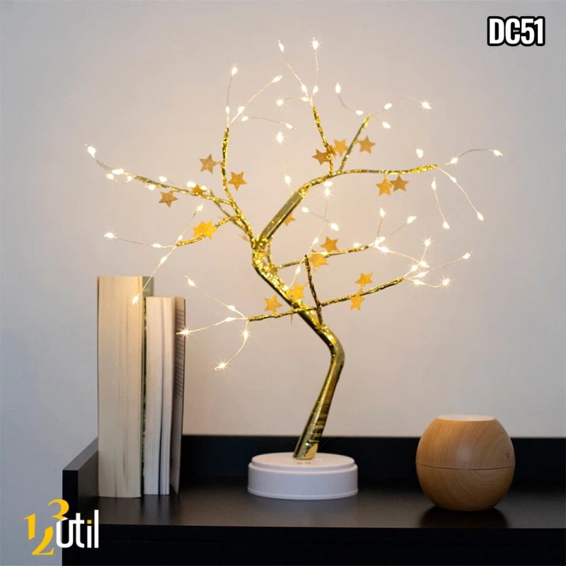 Linha lumière - luminária árvore hollywood 72leds