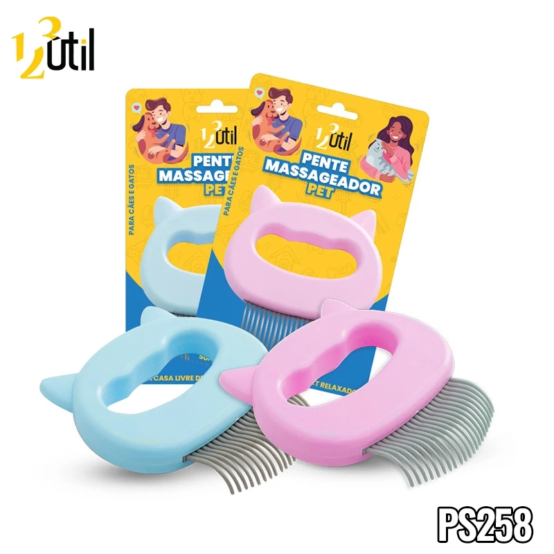 Pente massageador pet - 9*10cm
