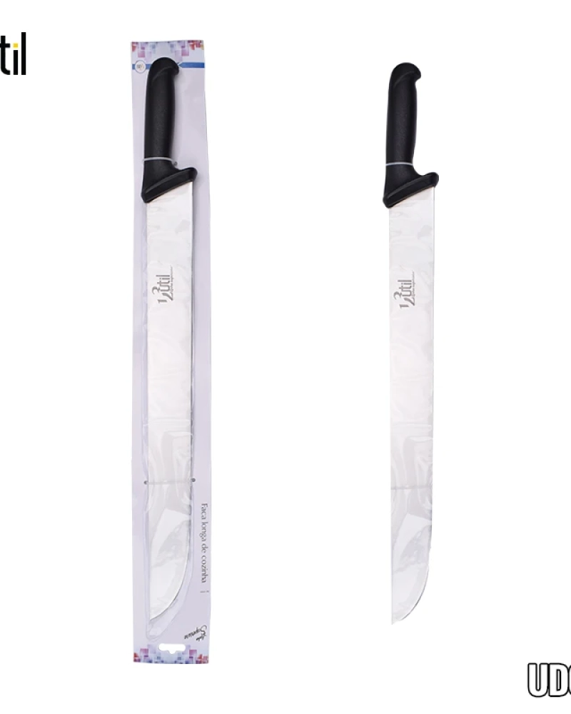 Faca longa de cozinha cb preto 18" 3,3mm-superiore