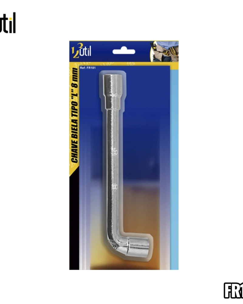 Chave biela tipo ''l'' 8 mm