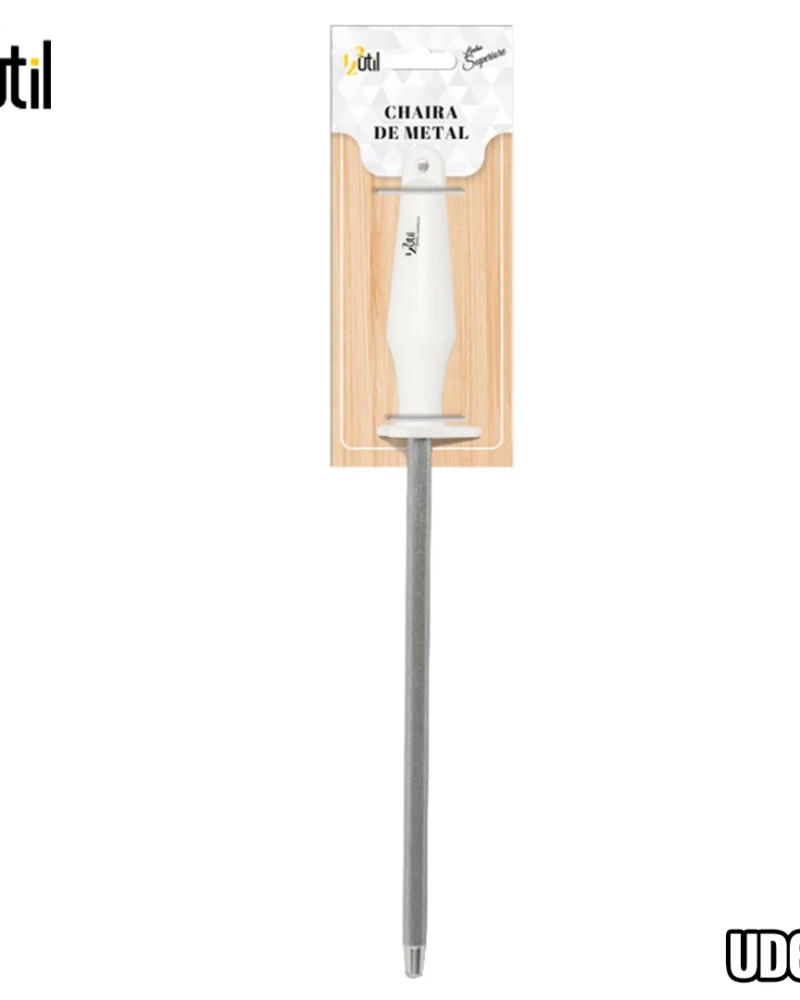 Chaira de metal 10" dia:12mm cb branco - superiore