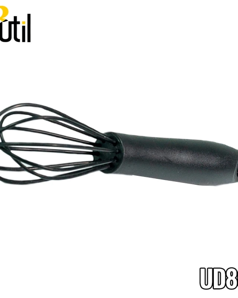 Batedor de claras/fouet silicone 20cm linha black