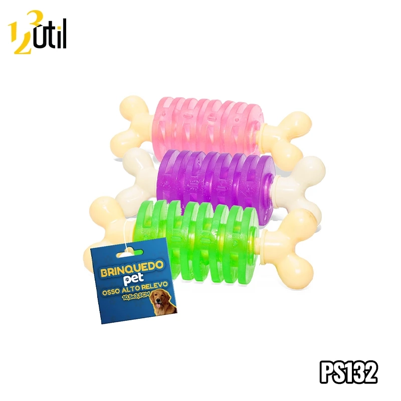 Brinquedo pet - osso alto relevo 10,5*3,5cm