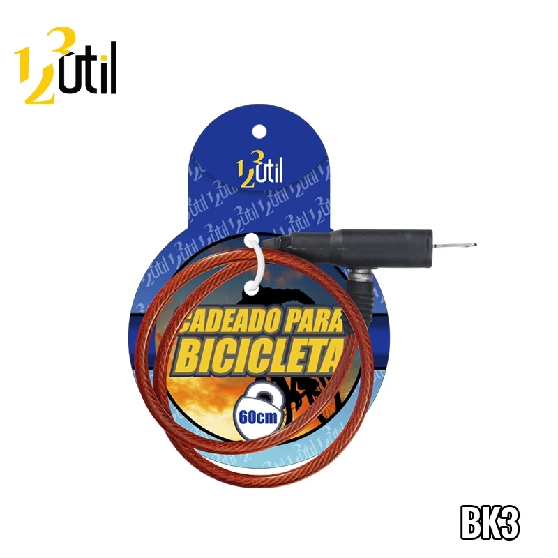 Cadeado para bicicleta 60cm*6mm