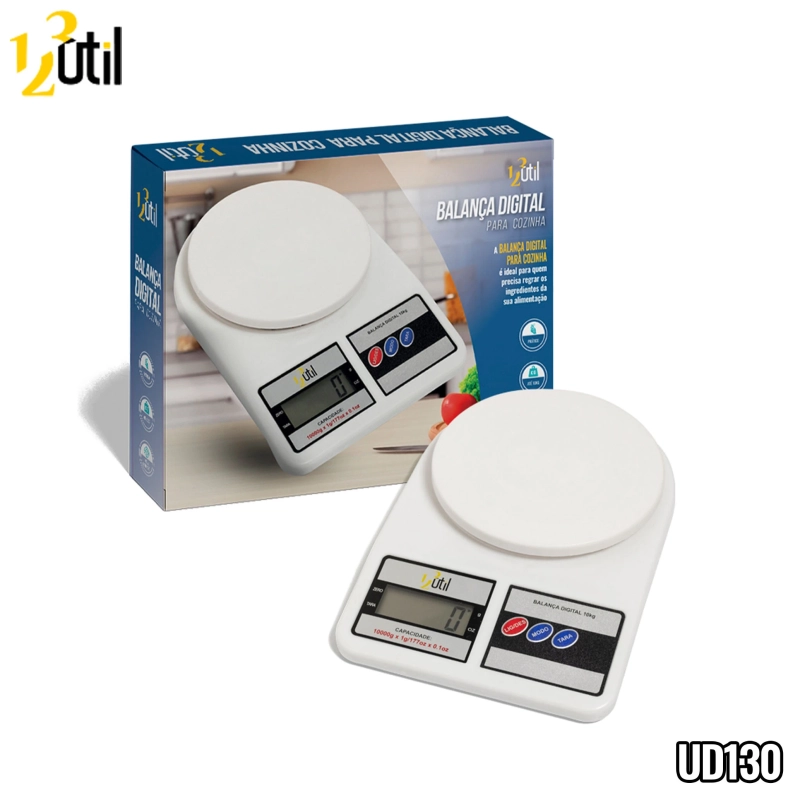 Balança precisão digital de cozinha 10 kg