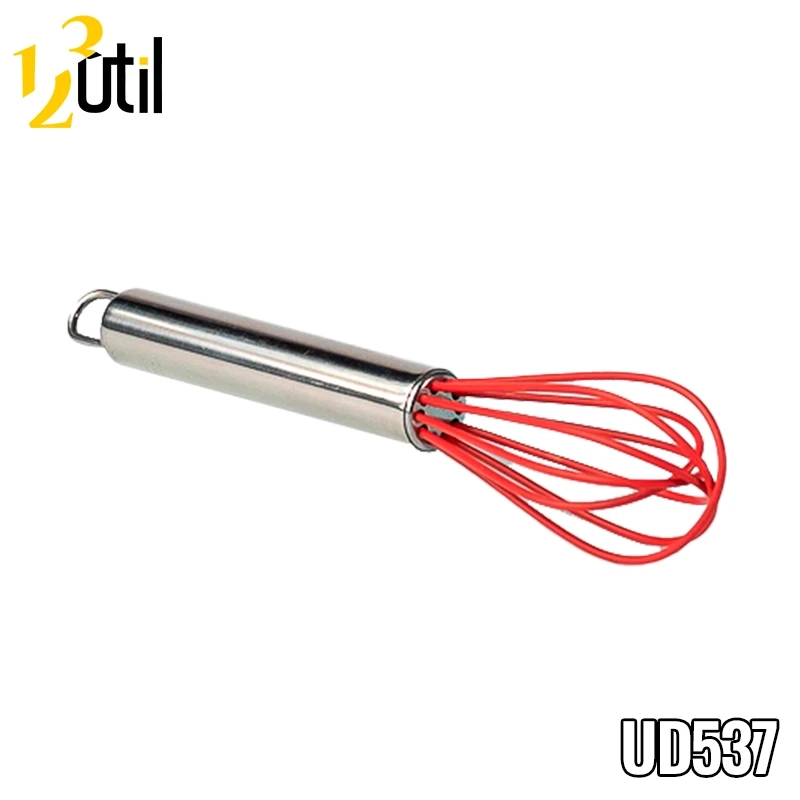 Batedor de claras/fouet cabo inox 20cm linha red