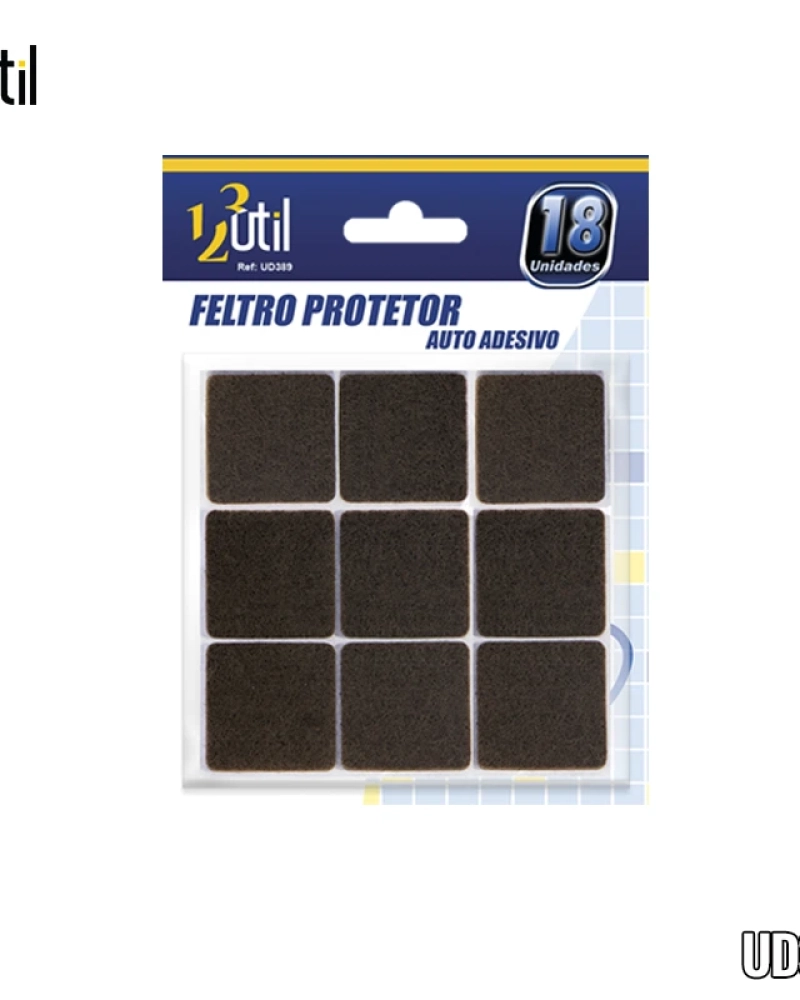 Feltro para moveis quadrado c/ 18 unidades