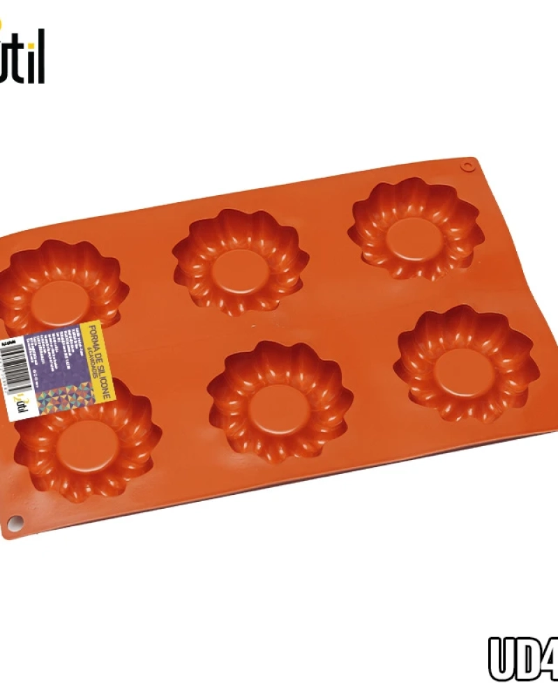 Forma de silicone 27x17cm, 6 cavidades