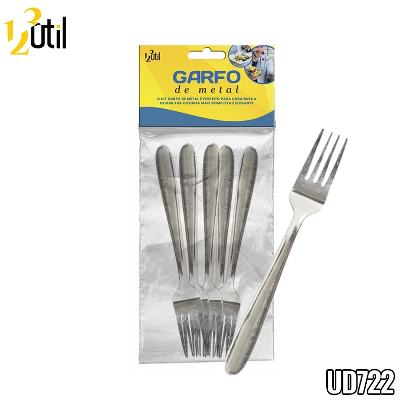 Garfo de metal conj. 6pcs 19cm