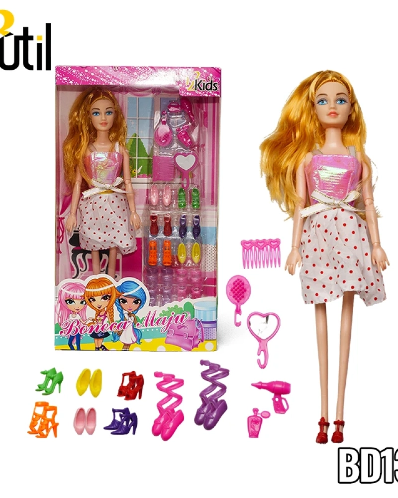 Boneca maju 28cm fashionista - 22pcs cx32*18*4.5cm