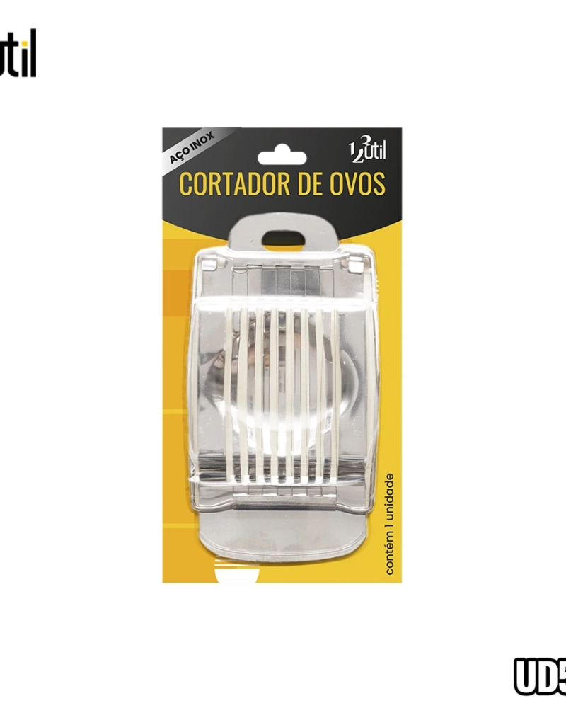 Cortador de ovos - metal - 14x9cm