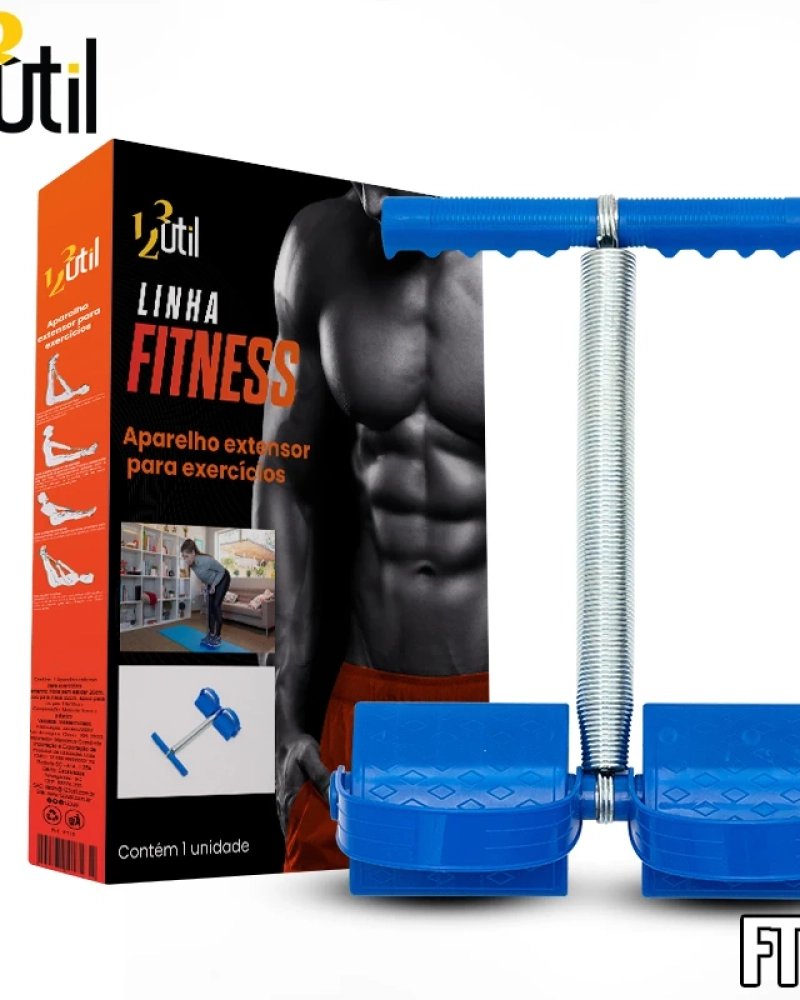 Aparelho extensor para exercícios c/ mola de ferro