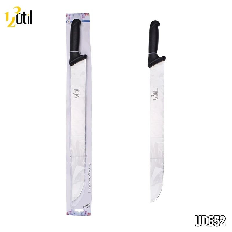 Faca longa de cozinha cb preto 18" 3,3mm-superiore