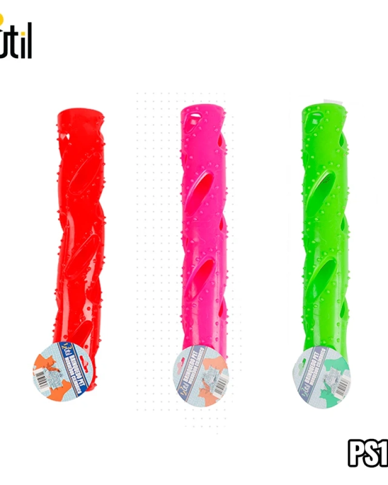 Brinquedo pet-mordedor cilíndrico c/ abertura 30cm