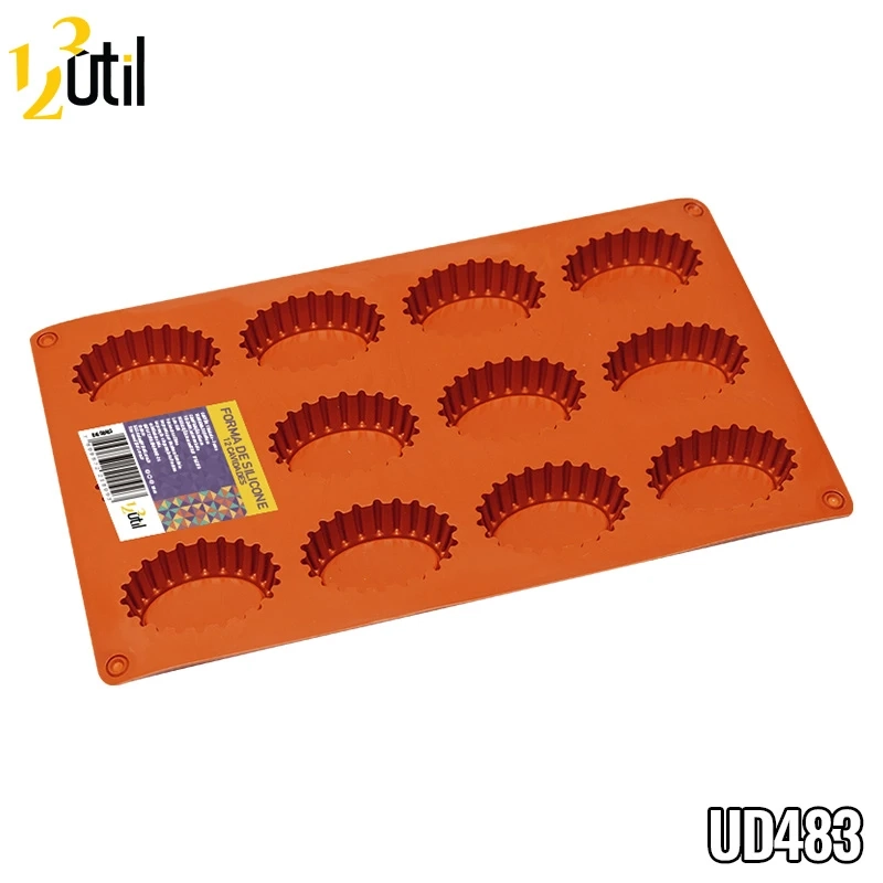 Forma de silicone 26.8x16cm, 12 cavidades