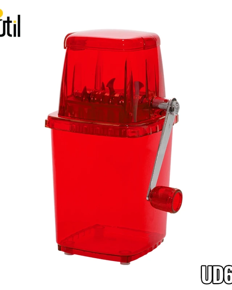 Triturador / picador manual de gelo - cor vermelho