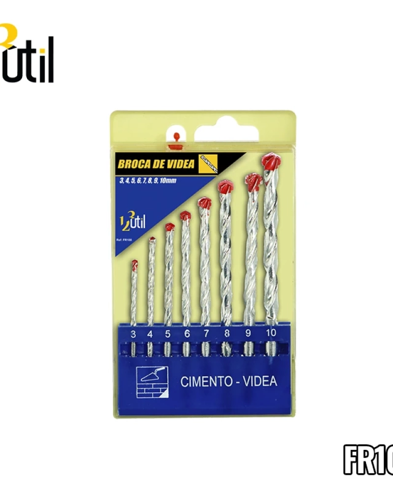 Brocas de videa jg c/ 8 pcs