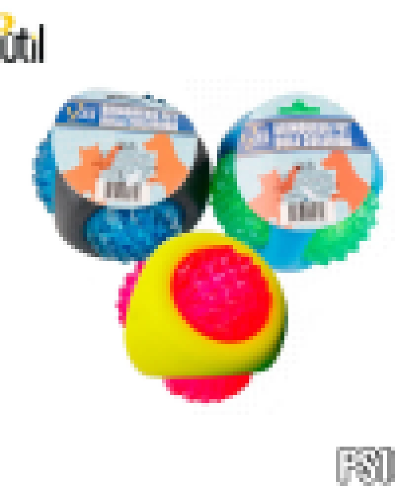 Brinquedo pet - bola colorida 7.5cm
