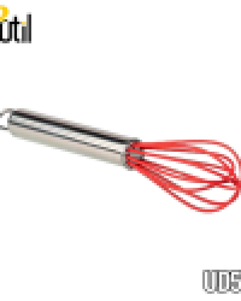 Batedor de claras/fouet cabo inox 20cm linha red