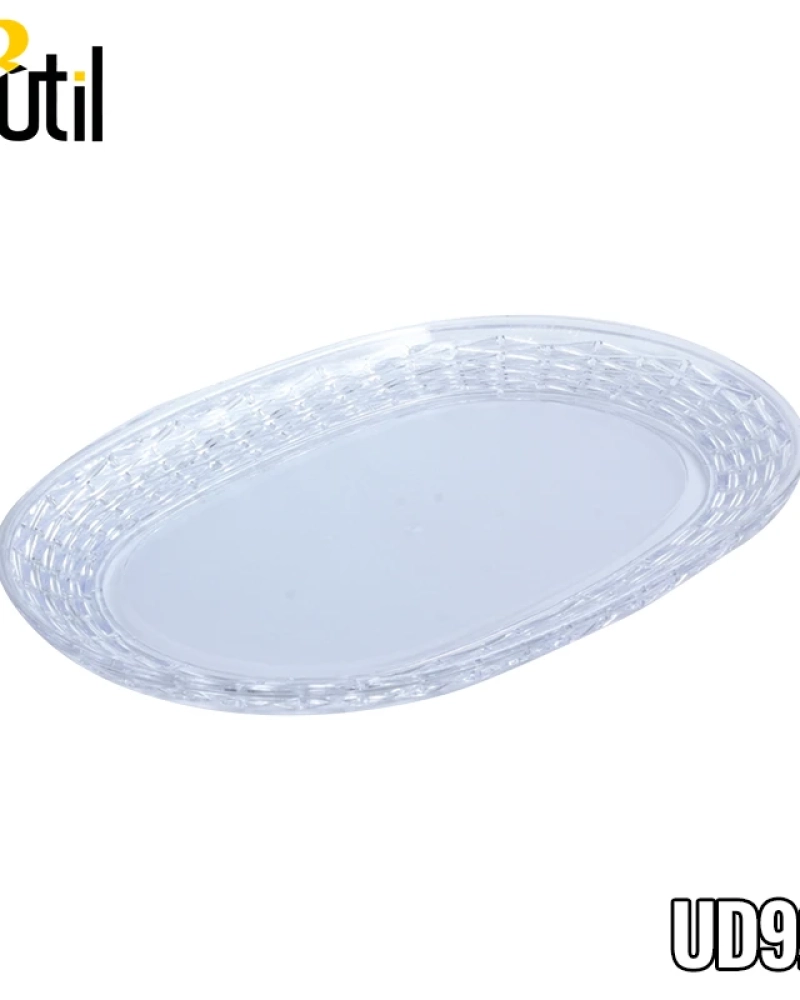 Bandeja oval palha cristal - ps cristal