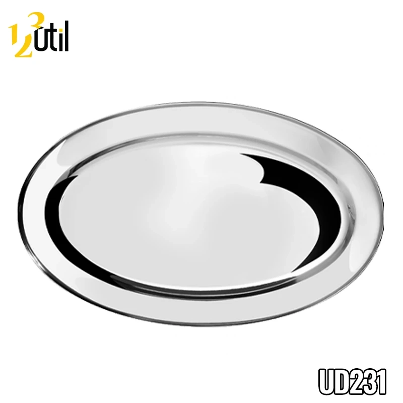 Travessa oval em aço inox 35cm linha classic