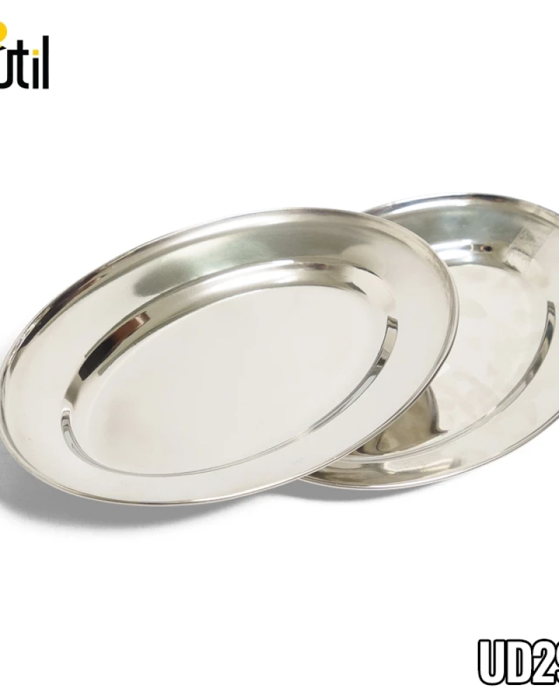 Travessa inox oval 20cm 2pcs linha classic