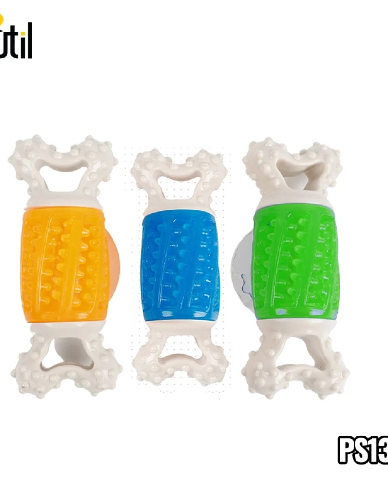Brinquedo pet - osso alto relevo com som 14,5*6cm