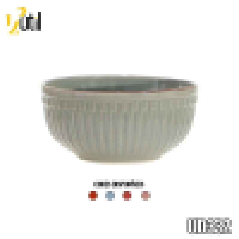 Tigela de cerâmica 450 ml - cores variadas  14*7cm