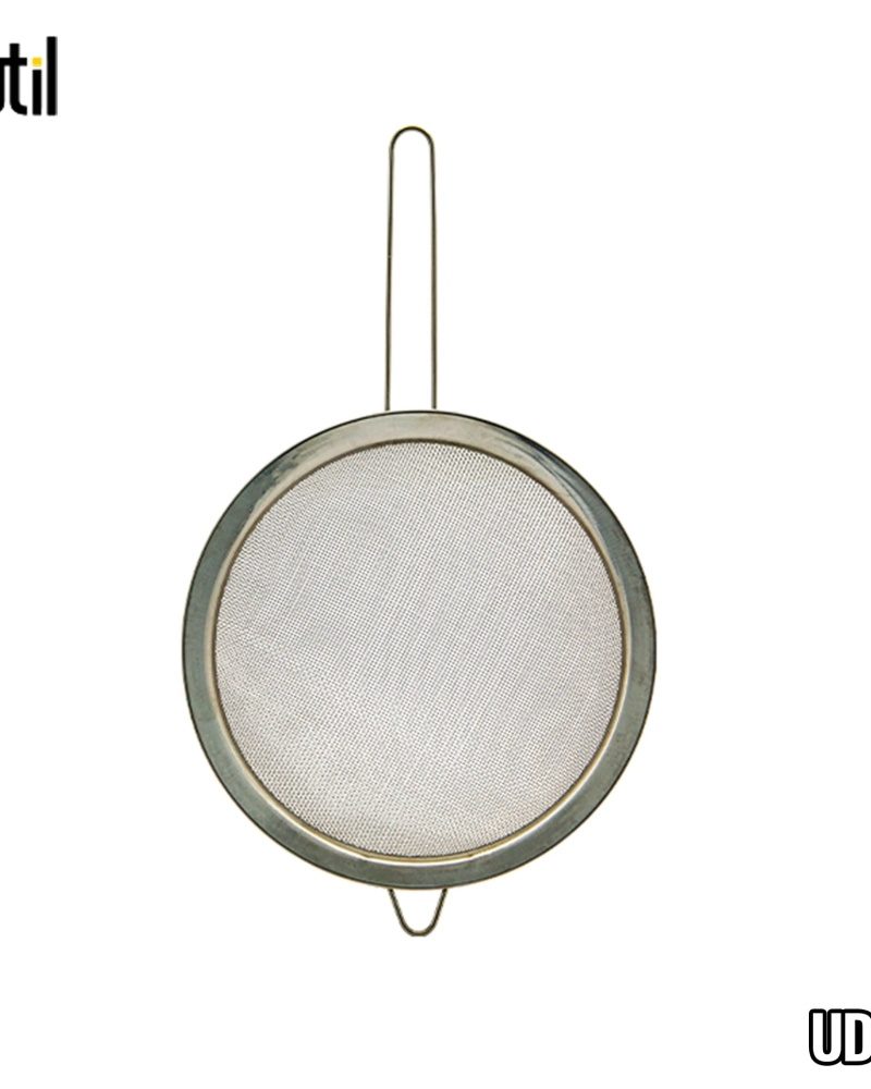 Peneira inox 22cm c/ gancho de apoio