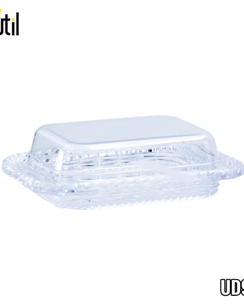 Mantegueira c/ tampa - 11x5x18cm - ps cristal