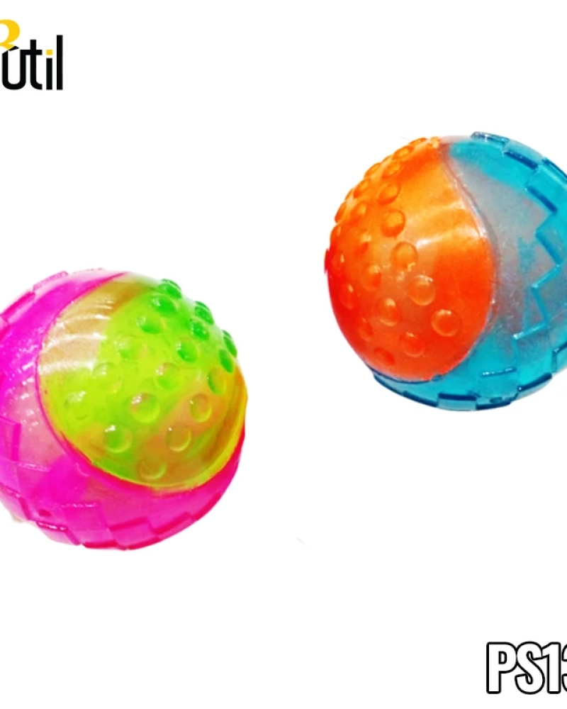 Brinquedo pet - bola alto relevo com som 6,3cm