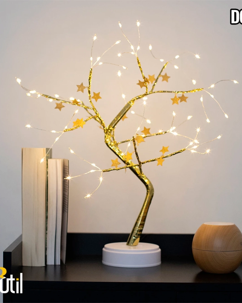 Linha lumière - luminária árvore hollywood 72leds