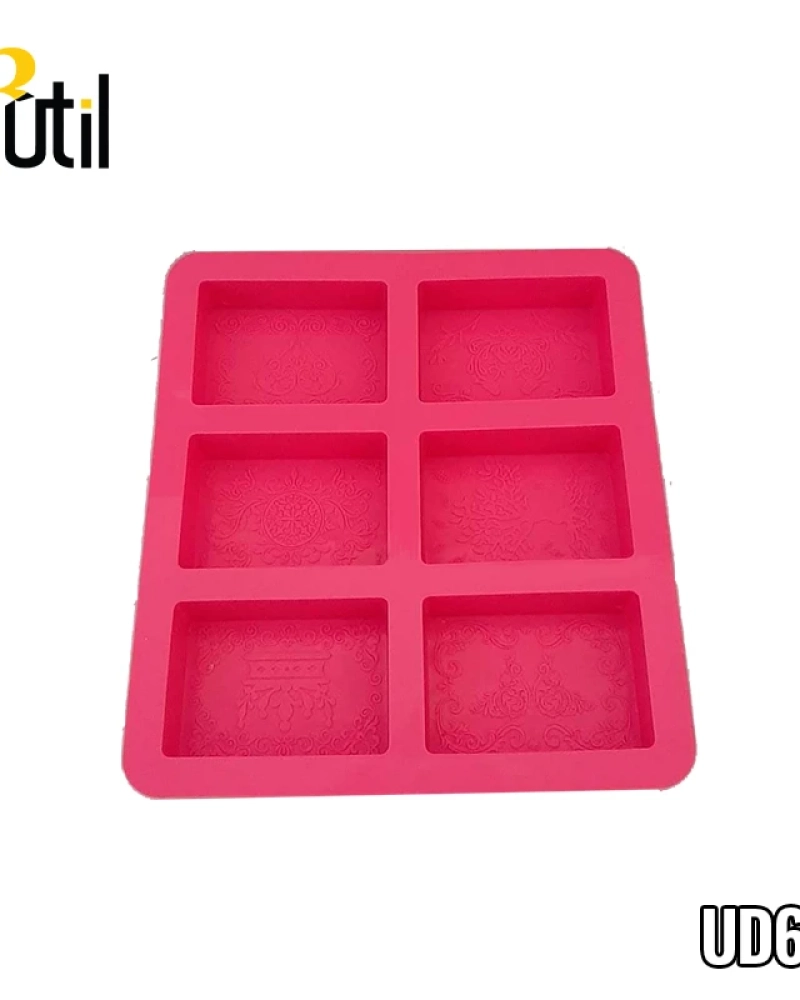 Forma/molde de silicone para sabonete  -retangular