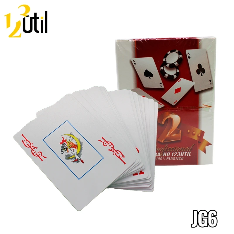 Baralho profissional 100% plástico