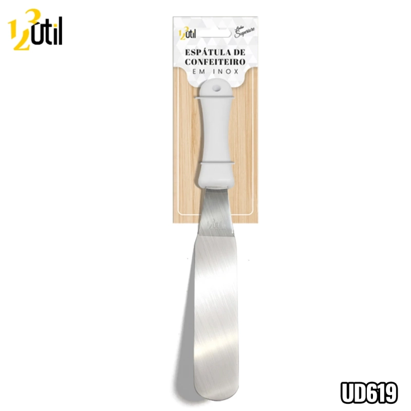 Espátula confeiteiro inox 7,5" 1,2mm  - superiore